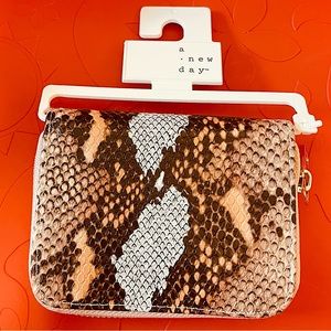 A New Day faux Snake texture Wallet